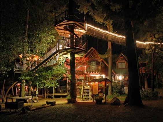 Sleep Overnight In Oregon’s Finest Treehouse Resort