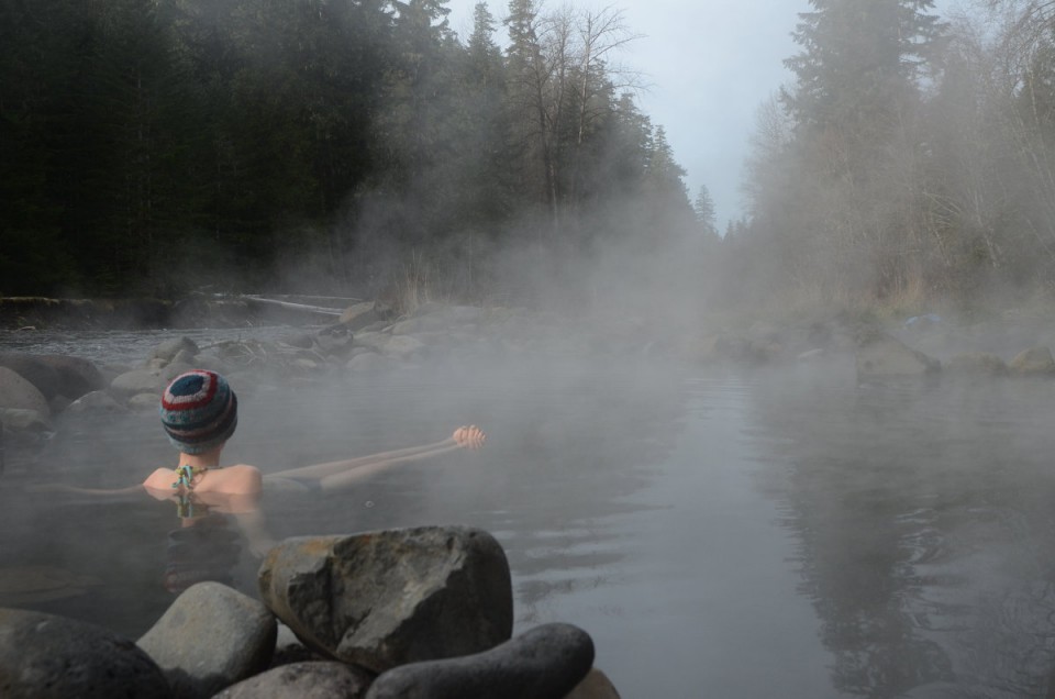 McCredie Hot Springs Near Oakridge, Oregon