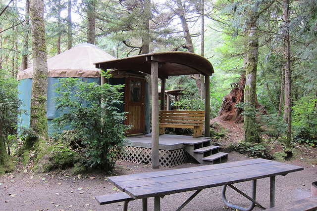 cape lookout state park yurt