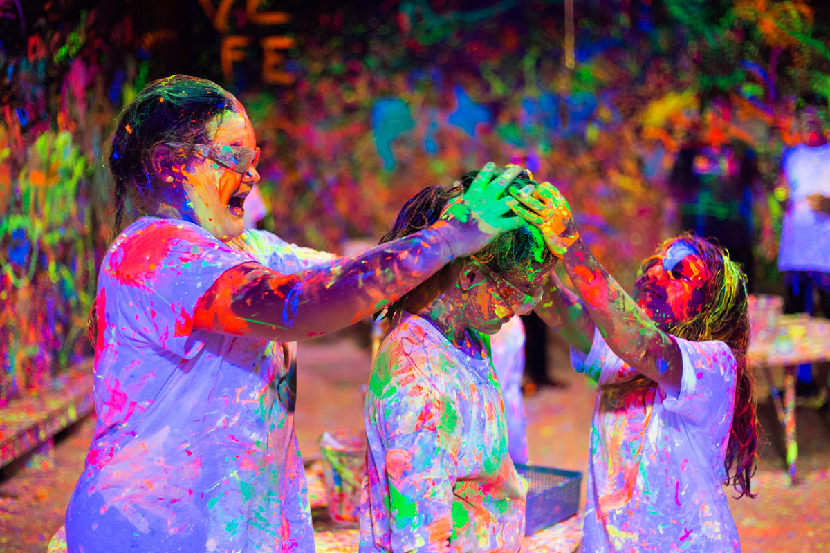 This Art Studio in Oregon Throws Epic Paint Hurling Parties, And You’re Invited