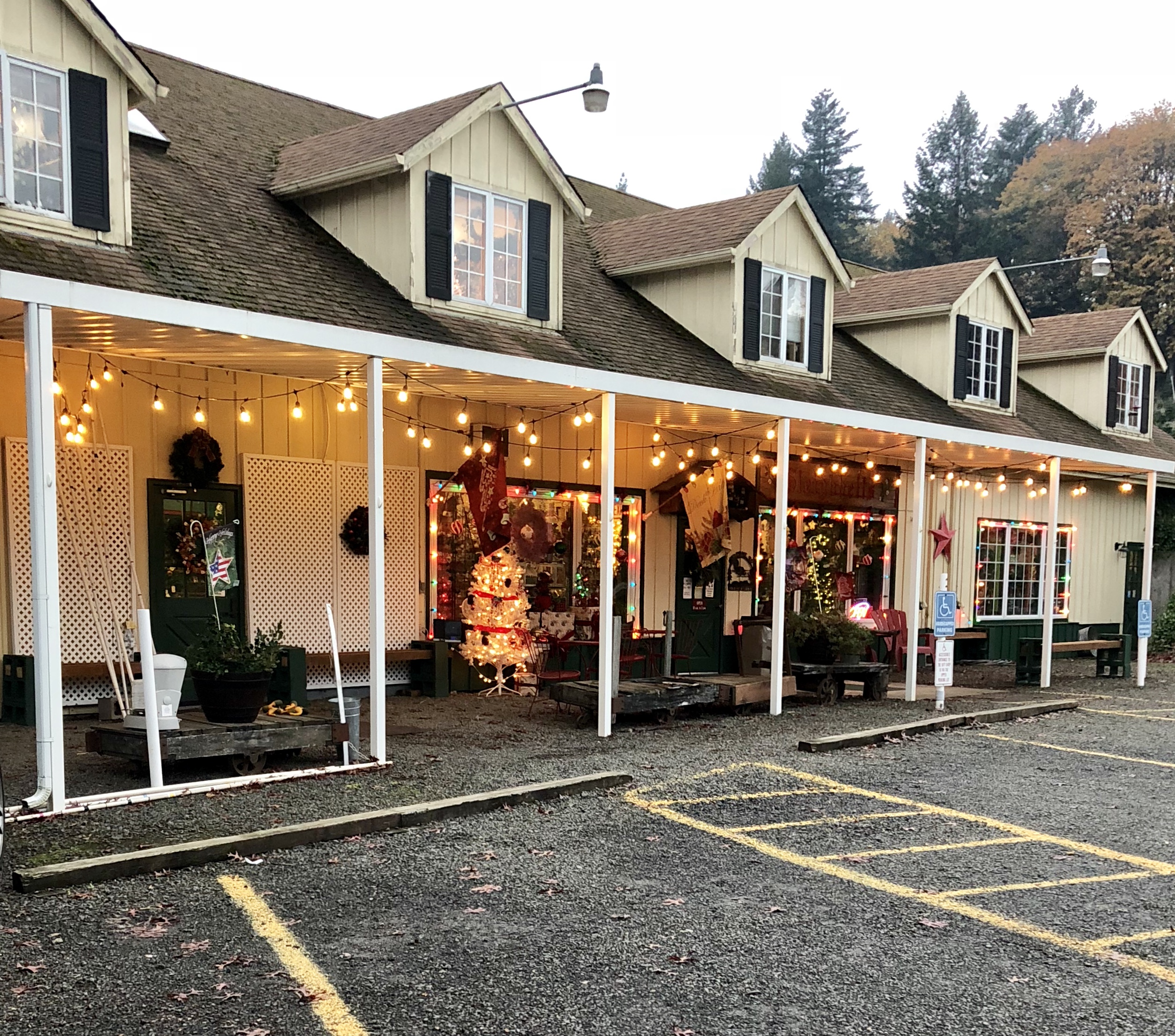 Sleighbells Gift Shop is Surrounded By an Oregon Christmas Tree Farm