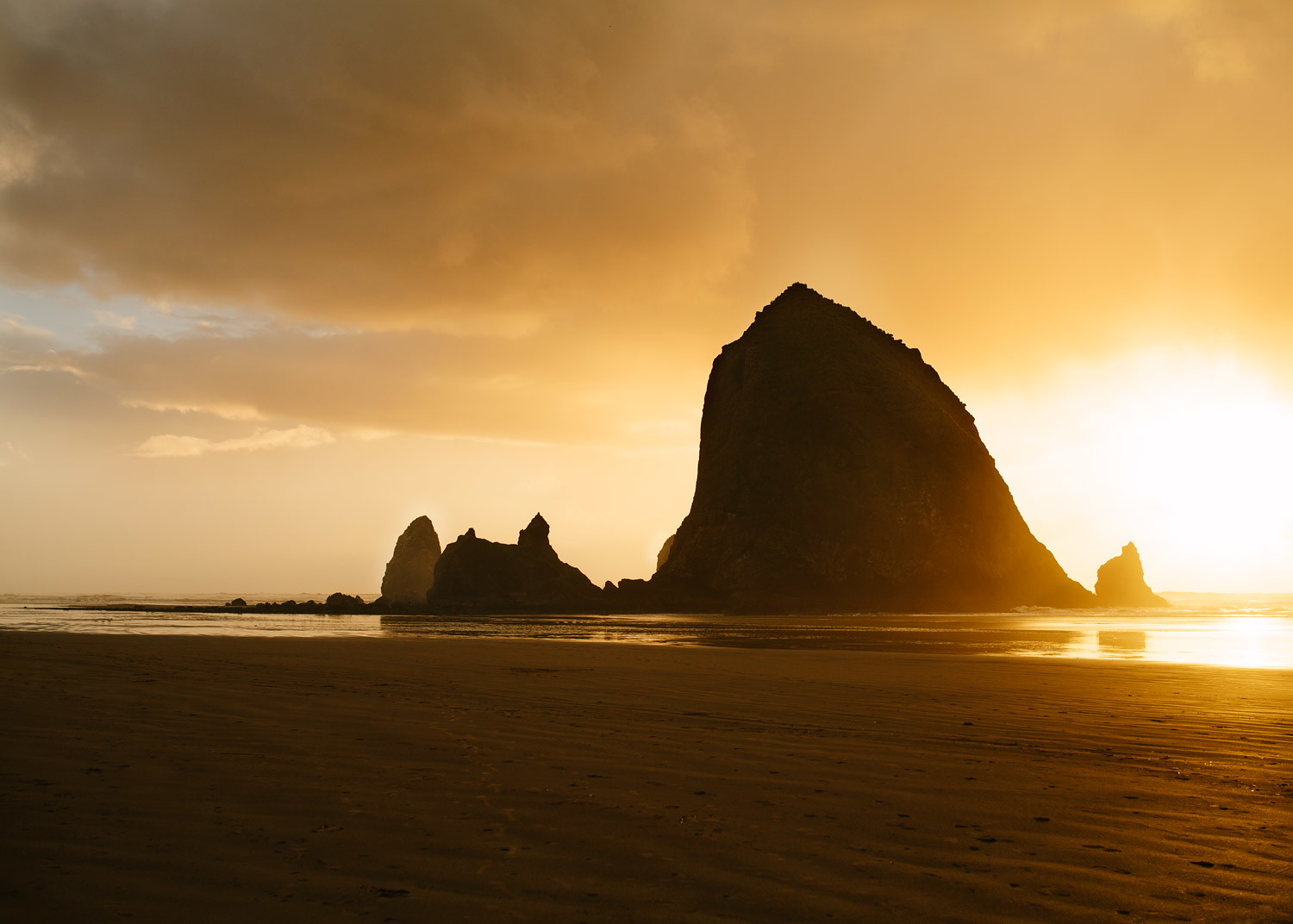 Cannon Beach at Ecola State Park Shut Down – January 2020