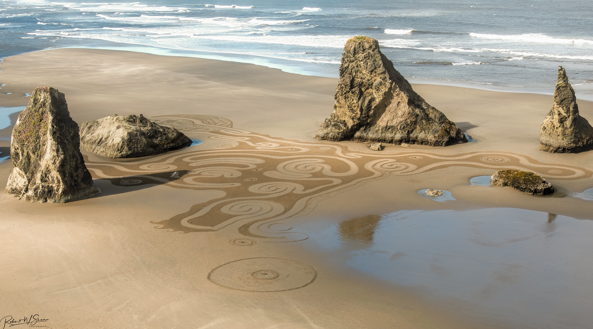 Oregon Coast Sand Maze