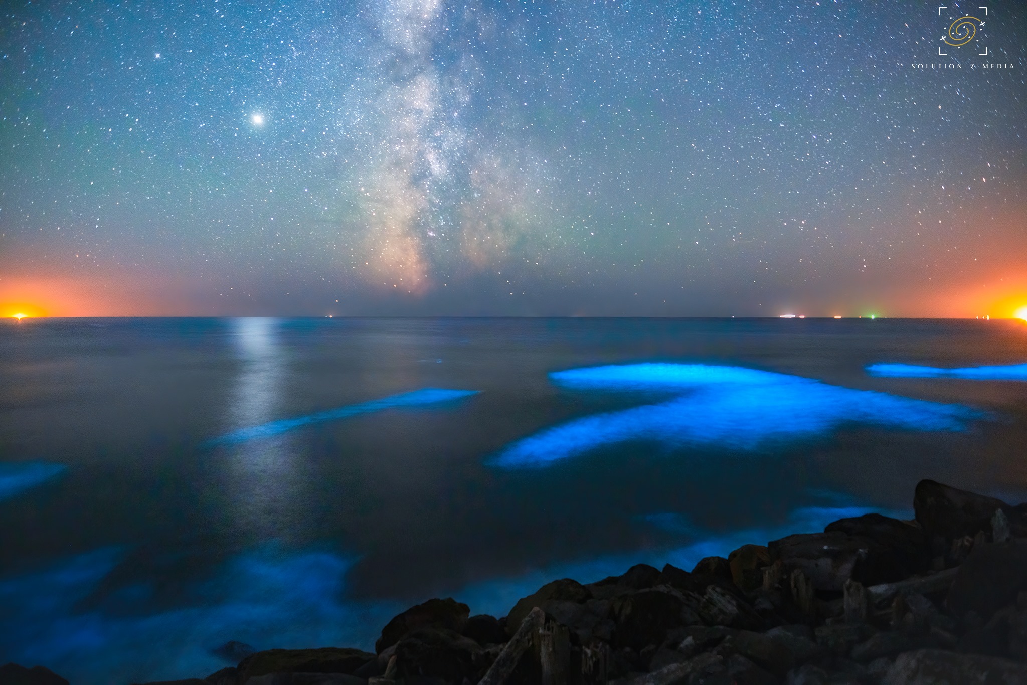 Bioluminescent Waves Caught In Surreal Photos