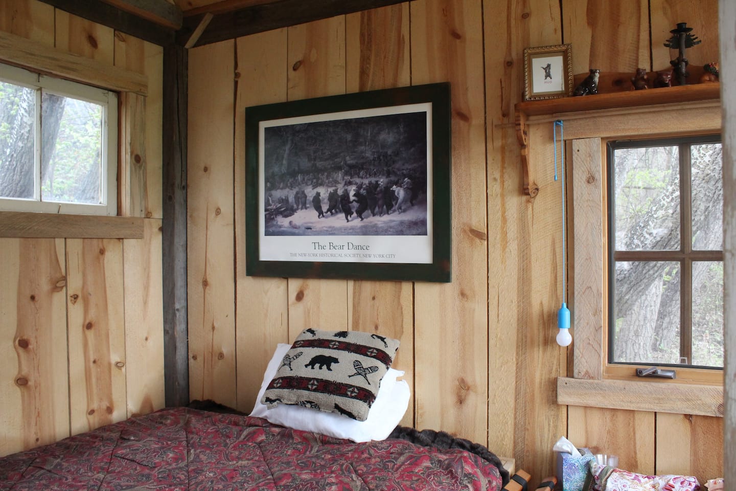 The Bear Hug guest cabin