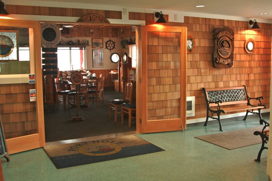 the port hole cafe entrance gold beach oregon