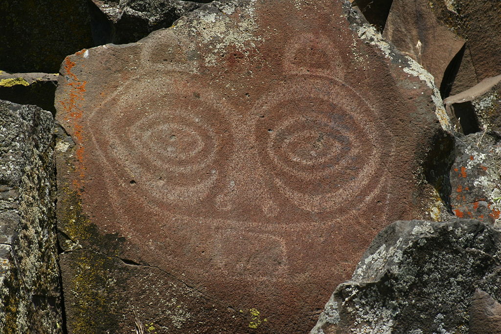 she who watches Tsagaglalal northwest native americans petroglyph art