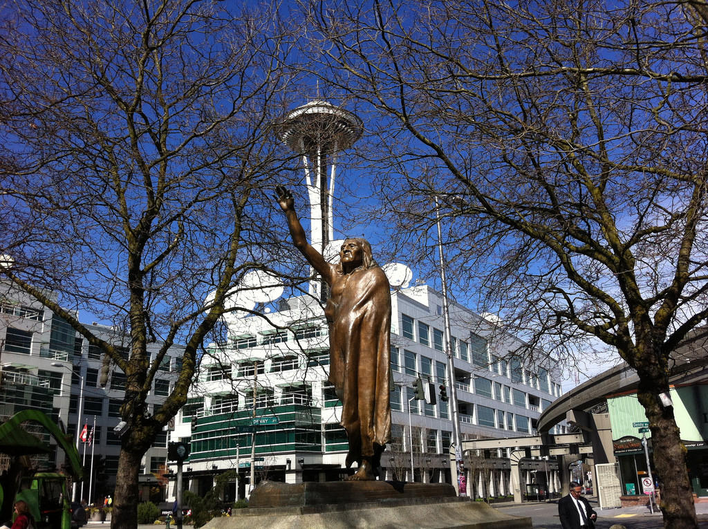 chief seattle monument seattle washington native american