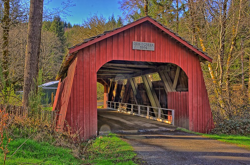 The Oldest Remaining Covered Bridge In Oregon Has Been Around Since 1914