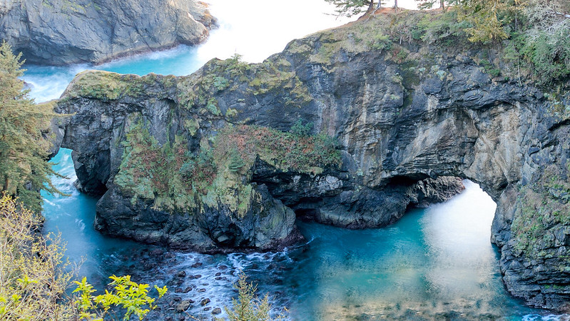 Natural Bridges Brookings Oregon Coast