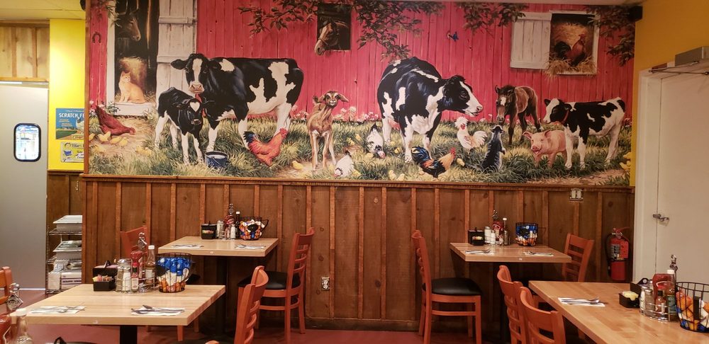 Cow mural