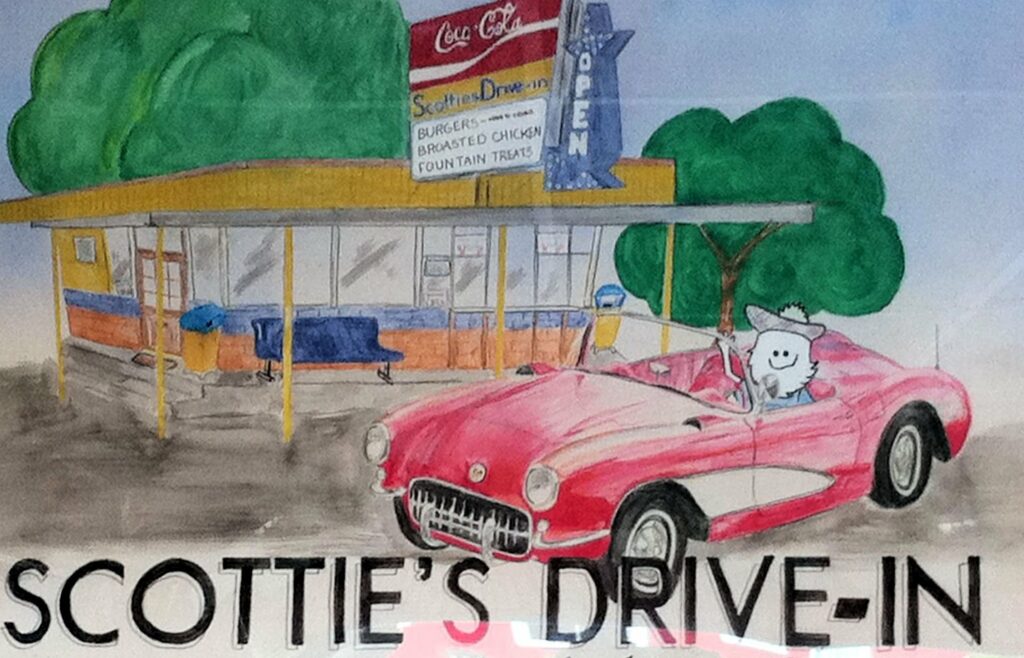 scottie's drive-in, forest grove, oregon, restaurants, ice cream, great burgers