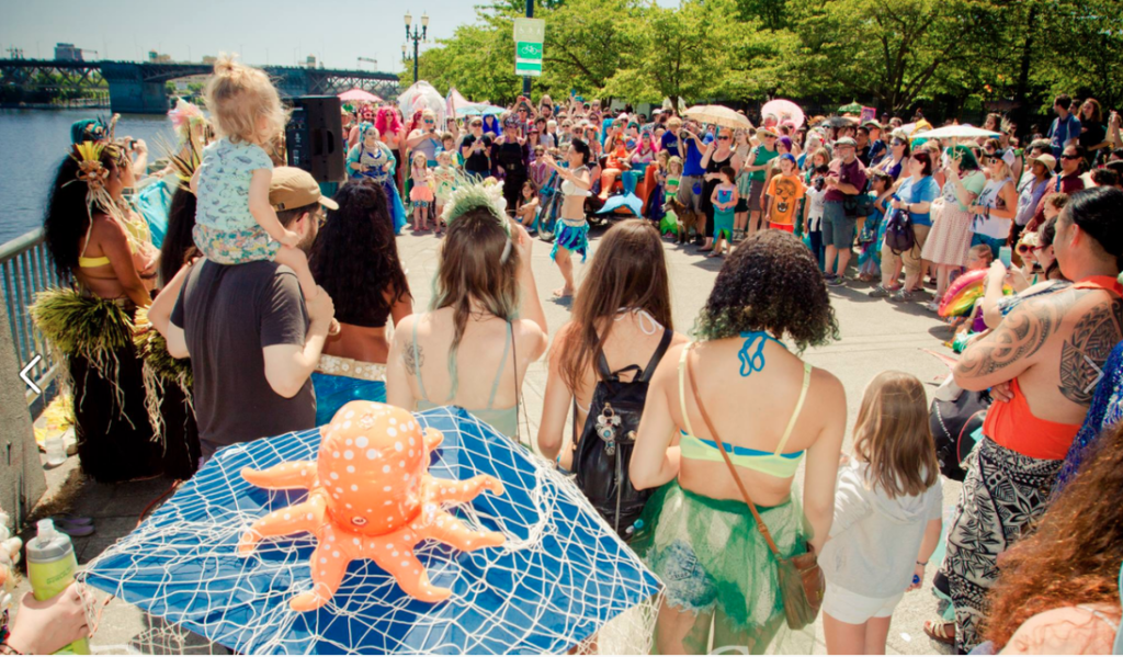 portlandia mermaid festival, portland, oregon, summer events, family fun, 2023