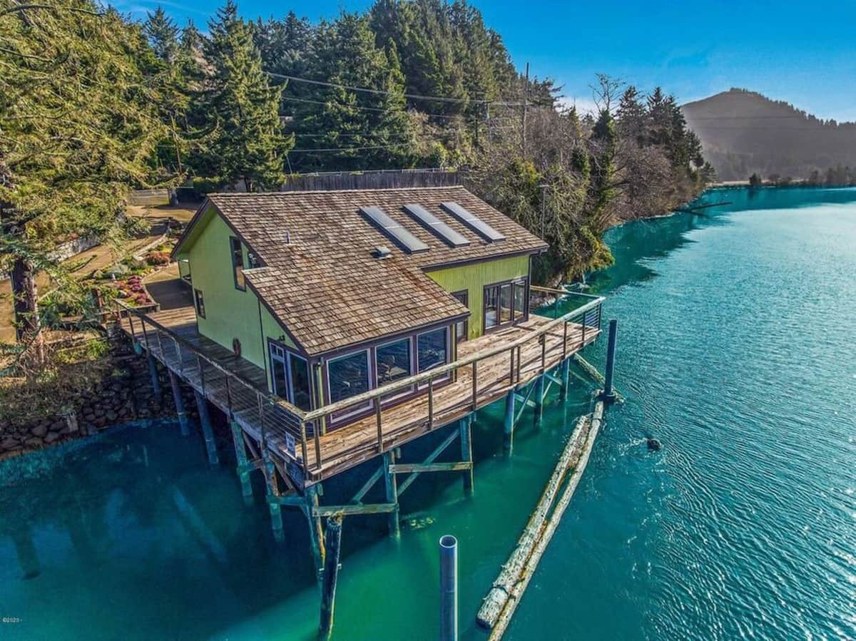 Stay Overnight at This Stunning Coastal River Cabin That Was Once a Salmon Cannery