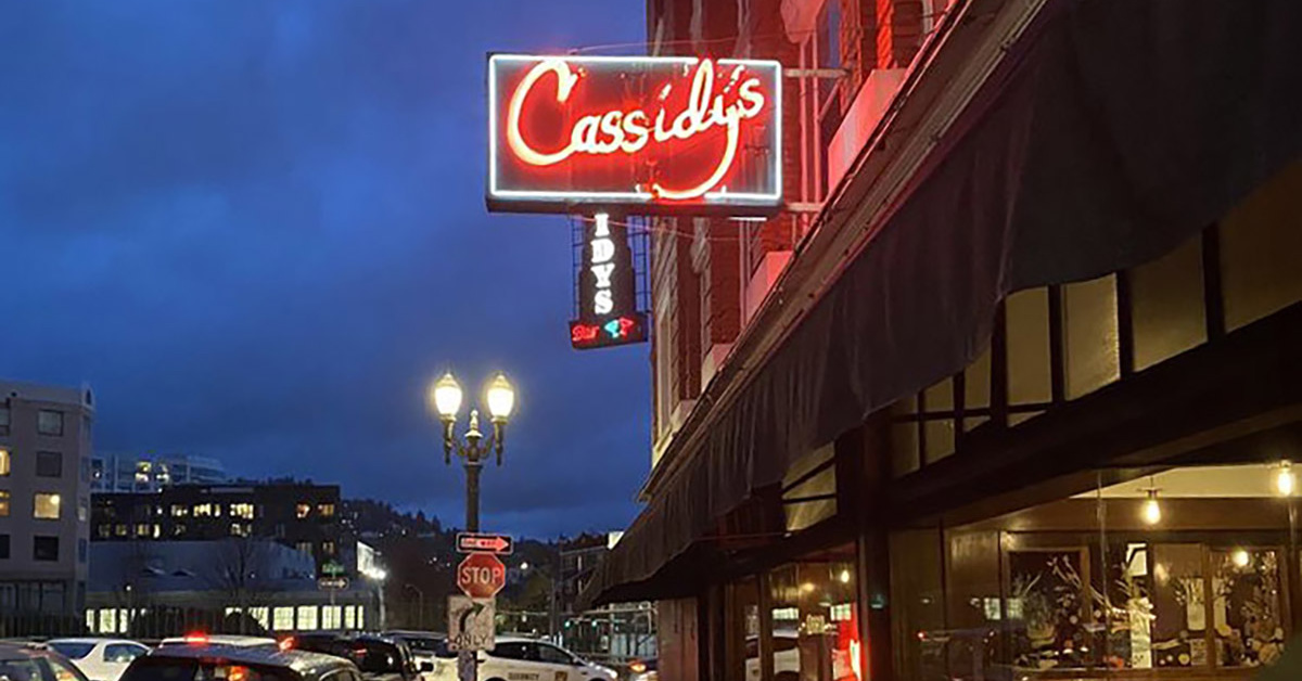 Cassidy’s Restaurant And Bar – A Portland Gem Serving Delights Since 1979